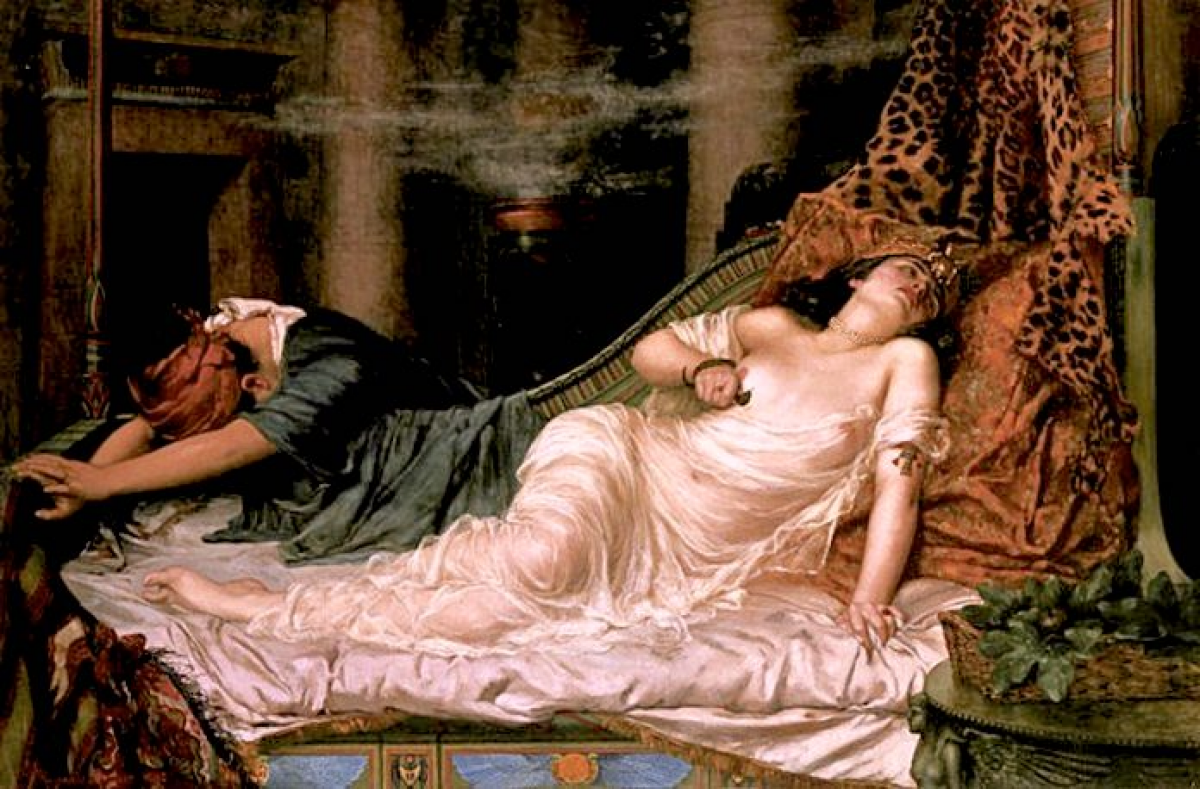"Nunc est bibendum" | La morte di Cleopatra, Orazio, Od. I 37
